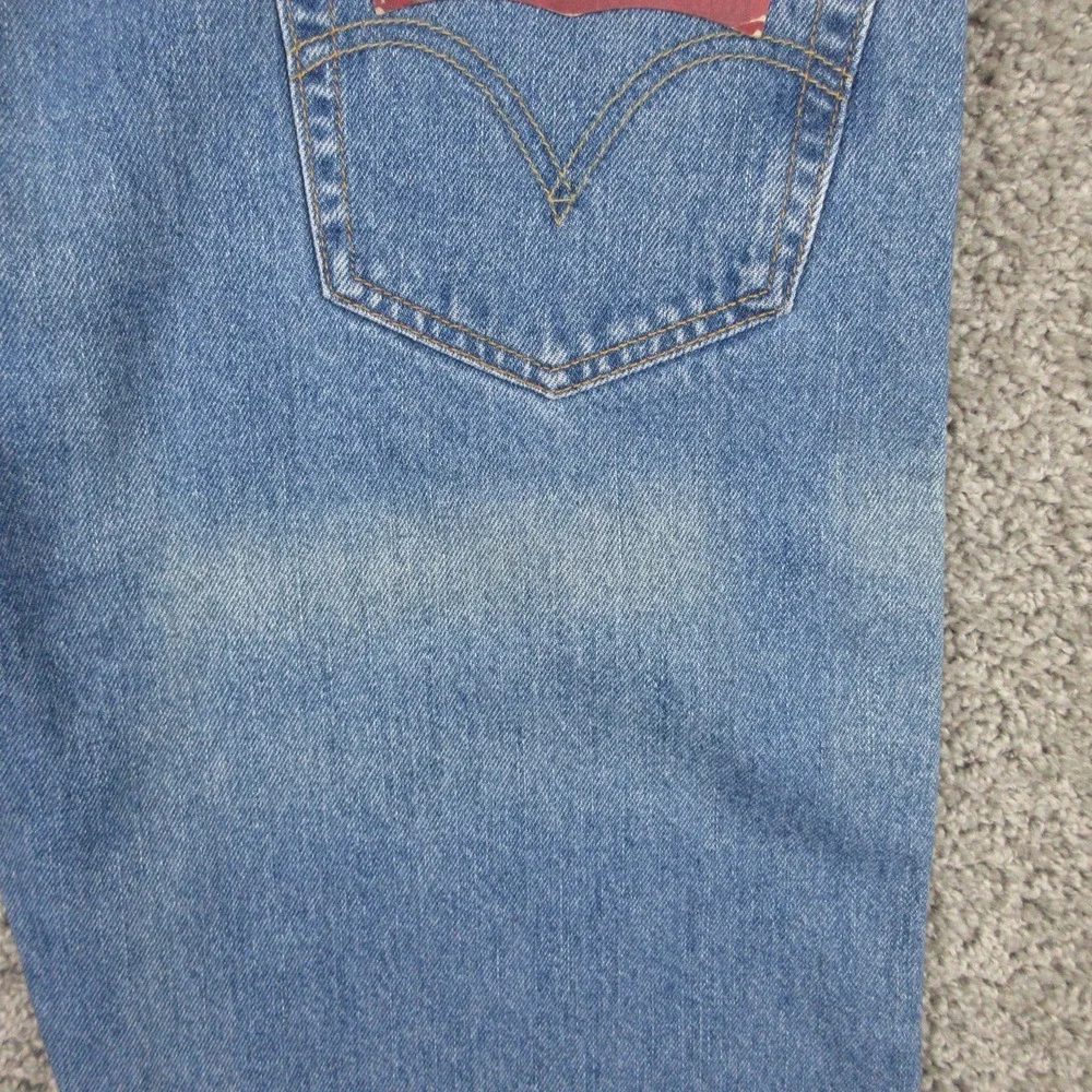 Vintage Levis Jeans Mens 36x36 Blue 505 Regular Straight Denim Pants Y2K Faded